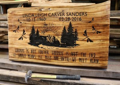 Personalized Rustic Gravestone