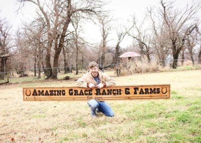 Ranch Driveway Entrance Sign