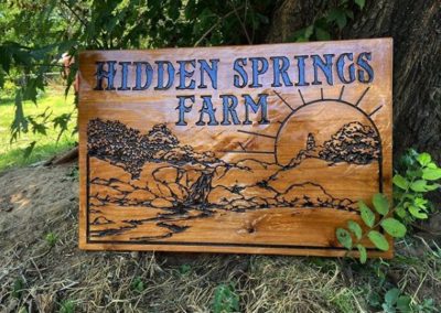 Personalized Outdoor Farm Signs