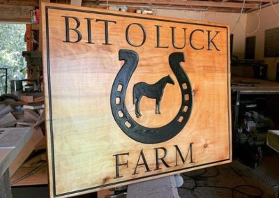 Horse Farm Custom Sign