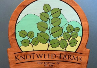 knotweed farms sign