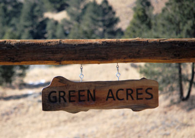 custom hanging outdoor entrance sign farm sign