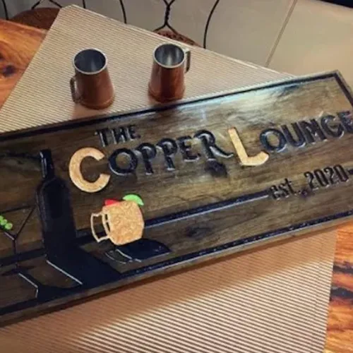 Home Bar Sign